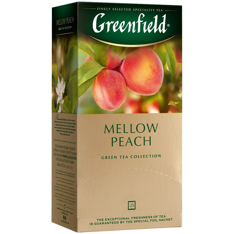 Чай Greenfield Mellow Peach 25пак оптом 