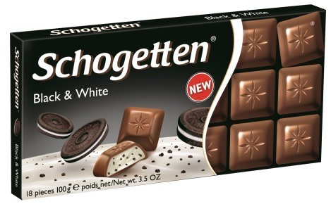 Шоколад Schogetten Black & White 100гр оптом 