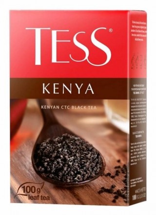 Чай черный Tess Kenya гранулированный с добавками 100г оптом 