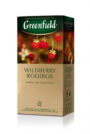 Чай Greenfield Wildberries Rooibos 25пак оптом 