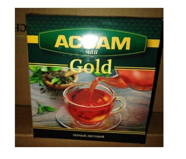 Черный чай Ассам Gold Листовой 100г оптом 