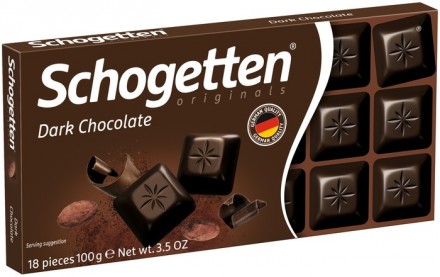 Шоколад Schogetten Dark 100гр 1/15 оптом 