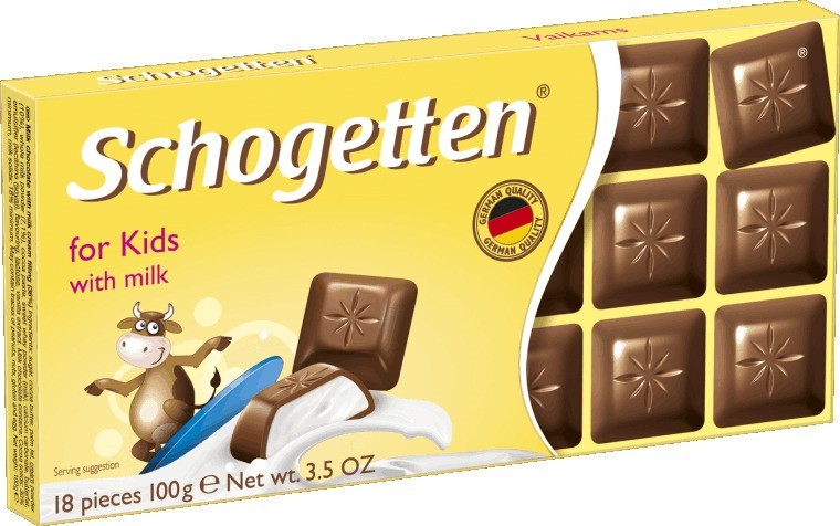 Шоколад Schogetten for Kids 100гр оптом 