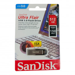 USB накопитель SanDisk CZ73 Ultra Flair 512 GB USB 3.0