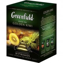 Чай Greenfield пирамидки Golden Kiwi 20пак оптом
