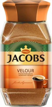 Кофе растворимый Jacobs Velour 95г стекло оптом 