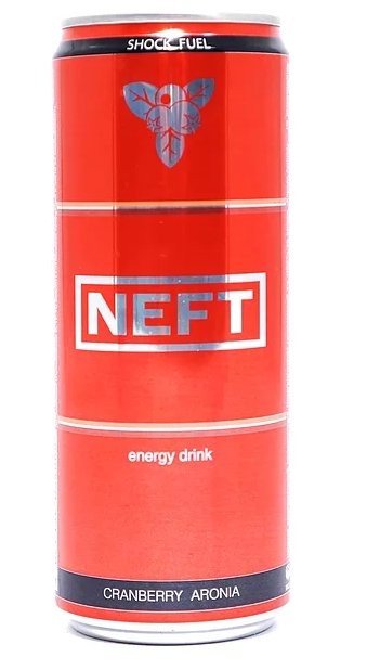 Напиток энергетический Neft Cranberry Aronia 330 мл оптом 