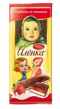 Шоколад Аленка Клубника со сливками 87г оптом