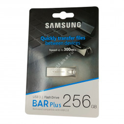 USB накопитель Samsung Bar plus gray 256 GB