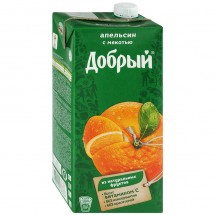 Нектар Добрый Апельсин с мякотью 2 л оптом
