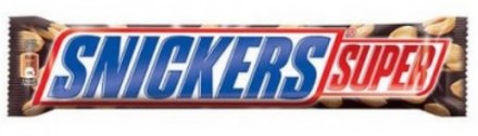 Шоколадный батончик Snickers Super 95 г оптом 