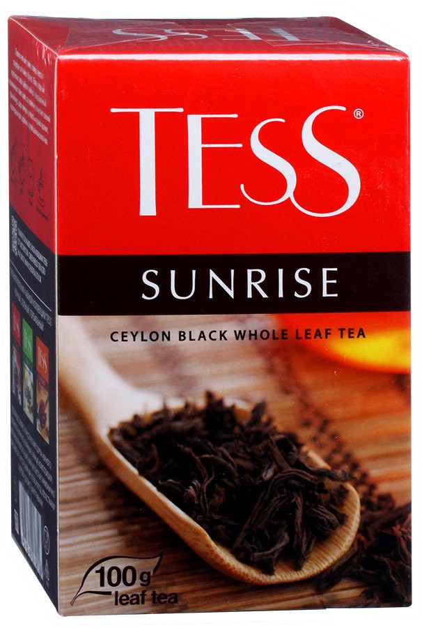 Чай Tess Sunrise черный крупнолистовой цейлонский 100 г оптом 