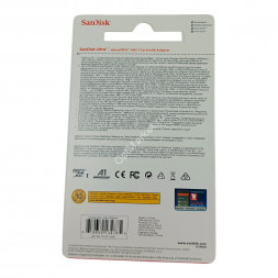 Карта памяти Sandisk ultra MicroSDHS uhs card 128 GB
