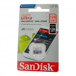 Карта памяти Sandisk ultra MicroSDHS uhs card 128 GB