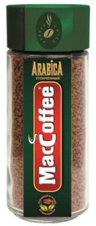 Кофе растворимый MacCoffee Arabica в стеклянной банке 100г оптом 