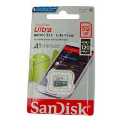 Карта памяти Sandisk ultra MicroSDHS uhs card 512 GB