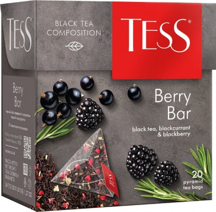 Чай в пакетиках Tess Berry Bar 20 пак оптом 