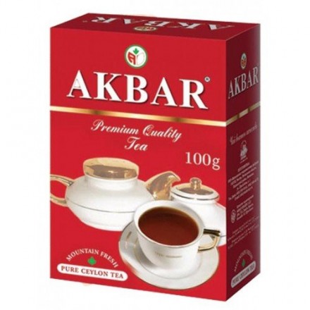 Чай черный листовой Akbar red&amp;white 100 г оптом 