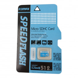 Карта памяти Remax Speed Flash Micro SDHC Card 512 GB