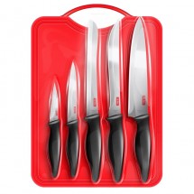 Набор кухонных ножей JaPan &quot;5 кухонных ножей и разделочная доска&quot; оптом