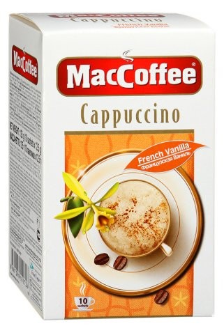 Кофе растворимый MacCoffee French Vanilla 10x25г оптом 