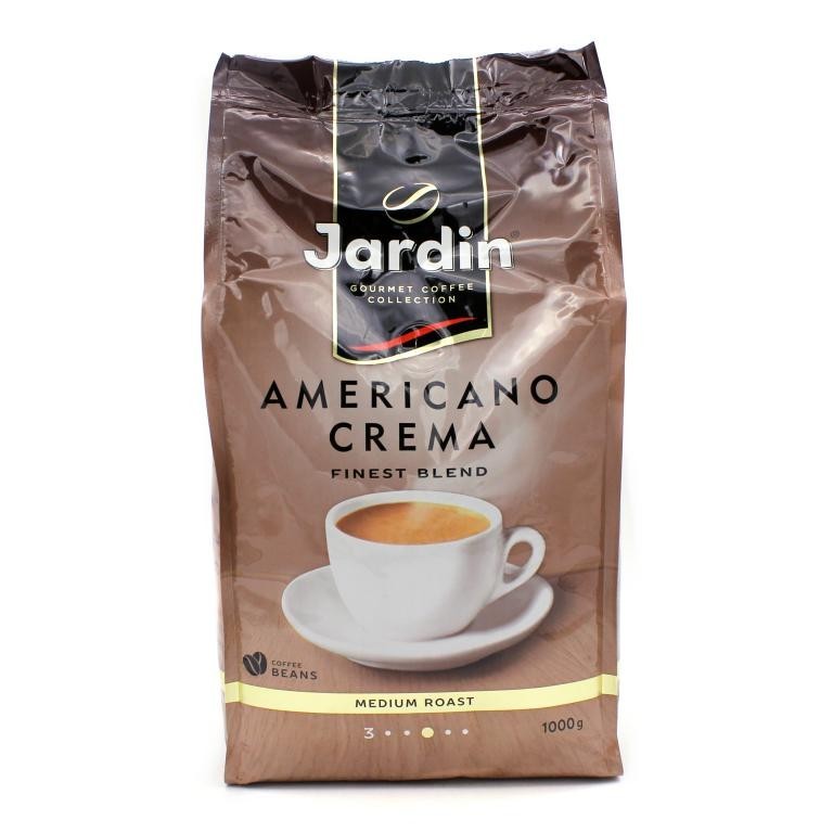 Кофе зерновой Jardin 1000гр Americano Crema оптом 