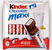 Шоколад Kinder Макси Т4х20 84г оптом