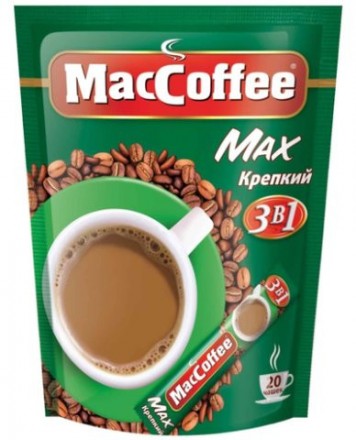 Кофе растворимый MacCoffee Max Крепкий 20x16г оптом 