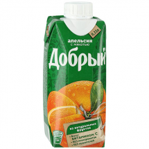 Сок Добрый Апельсин 0,33 л оптом