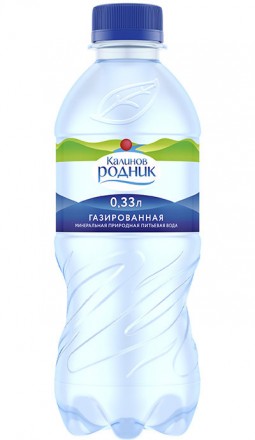 Вода питьевая Калинов Родник газированная 0,33 л оптом 