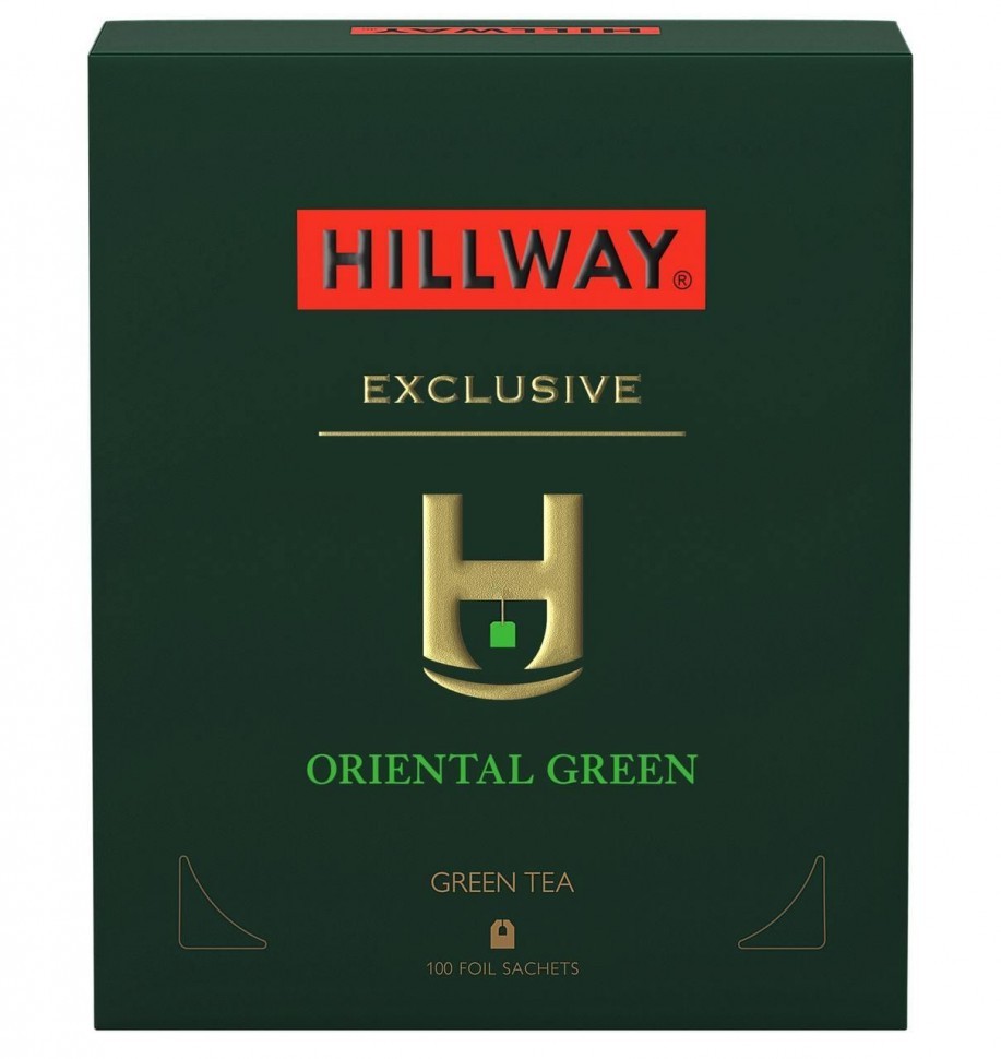 Чай зеленый Hillway Oriental Green 100 пак оптом 