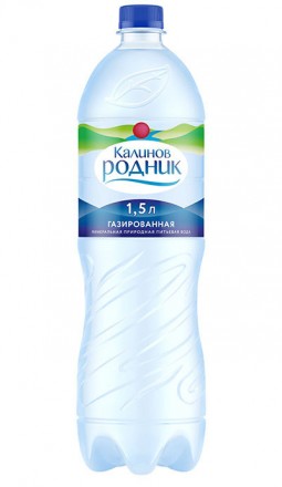 Вода питьевая Калинов Родник газированная 1,5 л оптом 