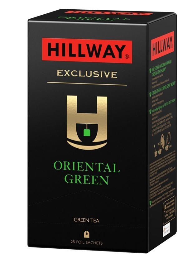 Чай зеленый Hillway Oriental Green 25 пак оптом 