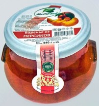 Варенье из персиков Multifood 440г оптом