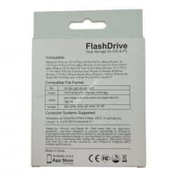 Металлический флеш-накопитель 4 в 1 , 1ТБ с разъемом Lightning, Type-C, Micro USB и USB