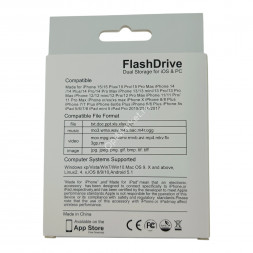Металлический флеш-накопитель 4 в 1 , 2ТБ с разъемом Lightning, Type-C, Micro USB и USB