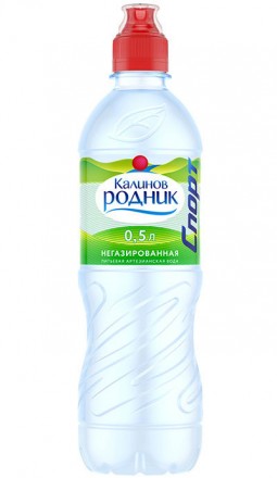 Вода питьевая Калинов Родник негазированная спортивная пробка 0,5 л оптом 