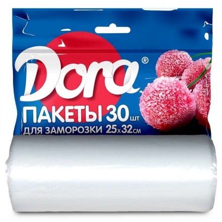 Пакеты для заморозки Dora 30шт 25х32см оптом 