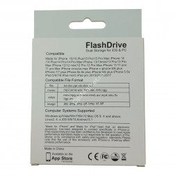 Металлический флеш-накопитель 4 в 1 , 512 ГБ с разъемом Lightning, Type-C, Micro USB и USB