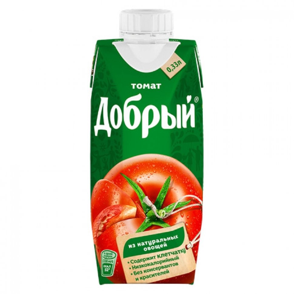 Сок Добрый томатный 0,33 л оптом 