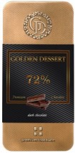 Шоколад горький Golden Dessert Dark Chocolate 72% 100г оптом