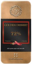 Шоколад горький Golden Dessert Кайенский перец 72% 100г оптом