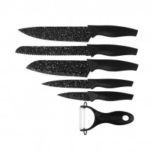 Набор кухонных ножей 6 предметов с мраморным покрытием оптом