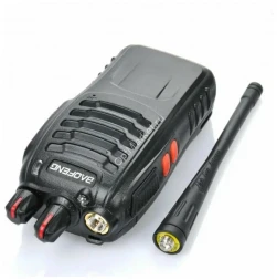 Комплект раций BAOFENG BF-888S, TYPE-C, цвет черный, UHF 400-470 МГц