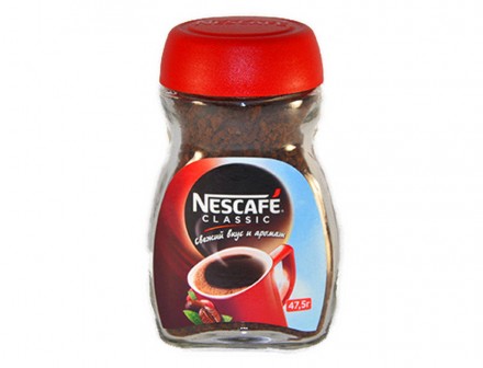 Кофе молотый в растворимом Nescafe Classic оптом 