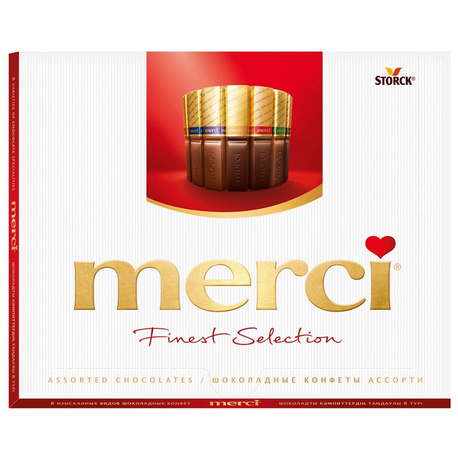 Набор шоколадных конфет Merci Ассорти 250 г оптом 