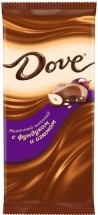 Шоколад молочный Dove Фундук-изюм 90г оптом