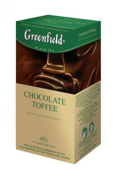 Черный чай Greenfield Chocolate Toffee 25 пак оптом 