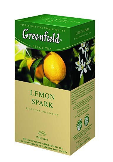 Черный чай Greenfield Lemon Spark 25 пак оптом 