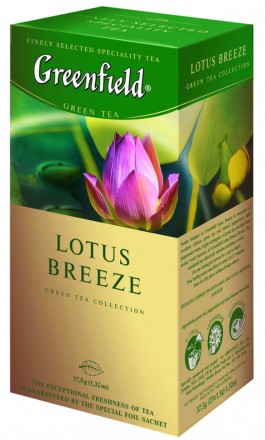 Черный чай Greenfield Lotus Breeze 25 пак оптом 